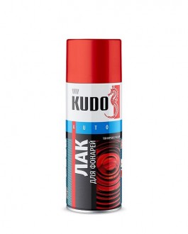 Краска-аэрозоль 'KUDO' красная, для тонировки фонарей (520 мл)