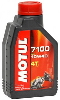 MOTUL 7100 4T 10w40 моторное масло 12*1л (100% синтетика )