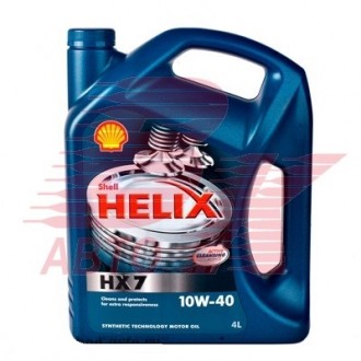 Масло Shell Helix HX7 10W40 мот п/с (4л)