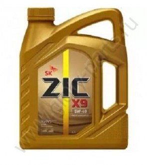 ZIC    X9  5w40 SN/CF (4л)(4шт)(масло для л/авто, синт.) MB-Approval 229.5.VW 502.00/505.00  162613